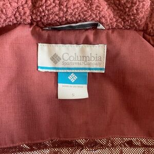 Columbia Burgundy Insulated Jacket